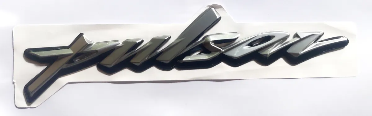 Pulsar Black Rubber Without Logo — INDIAN BIKE BADGES sticker, Sri Lanka